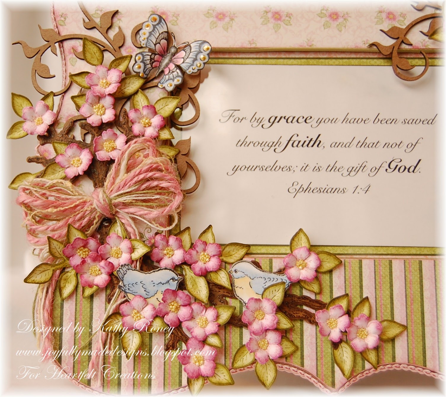 Joyfully Made Designs Birds and Blooms Inspirational Frame