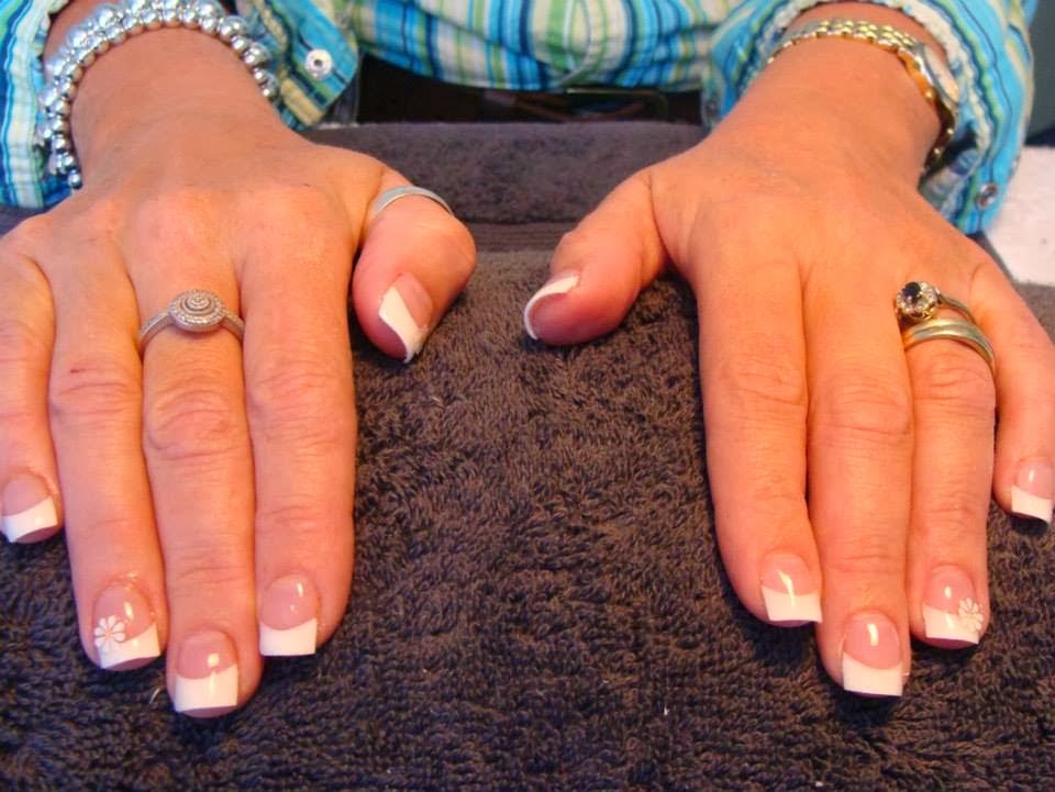 7. Short Gel Nails with Rhinestone Accents - wide 4