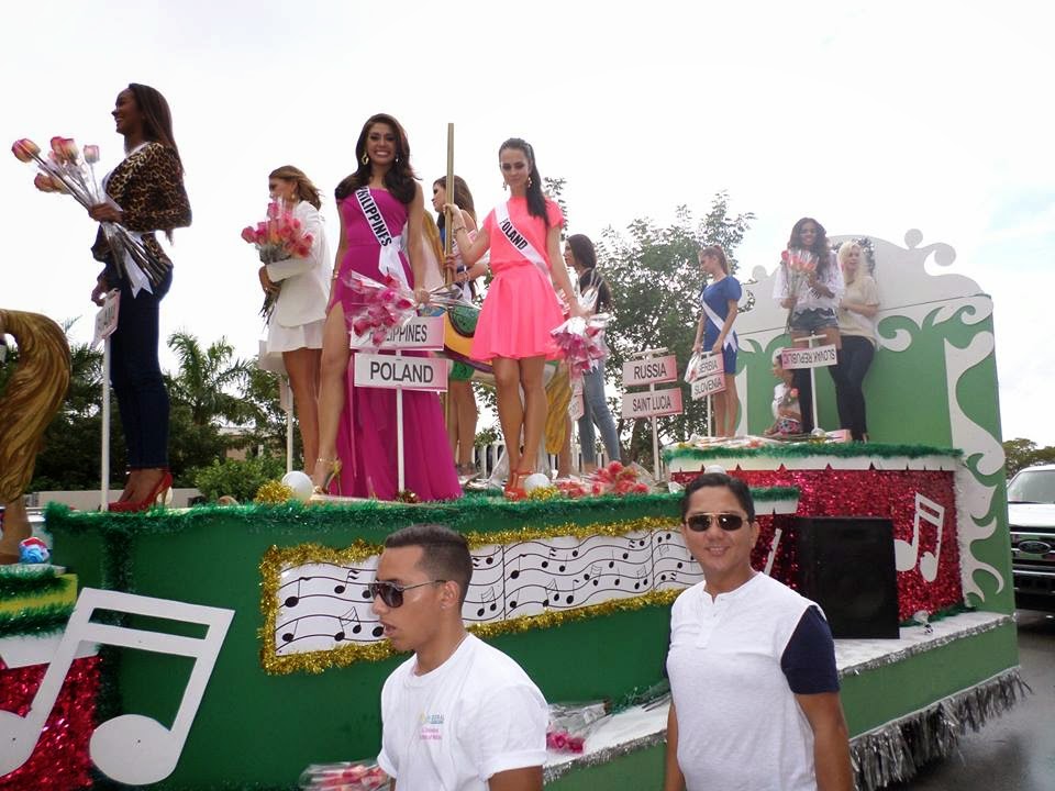 Miss Universe Candidates Join Parade of Nations in Miami, Florida Wazzup Pilipinas News and Events