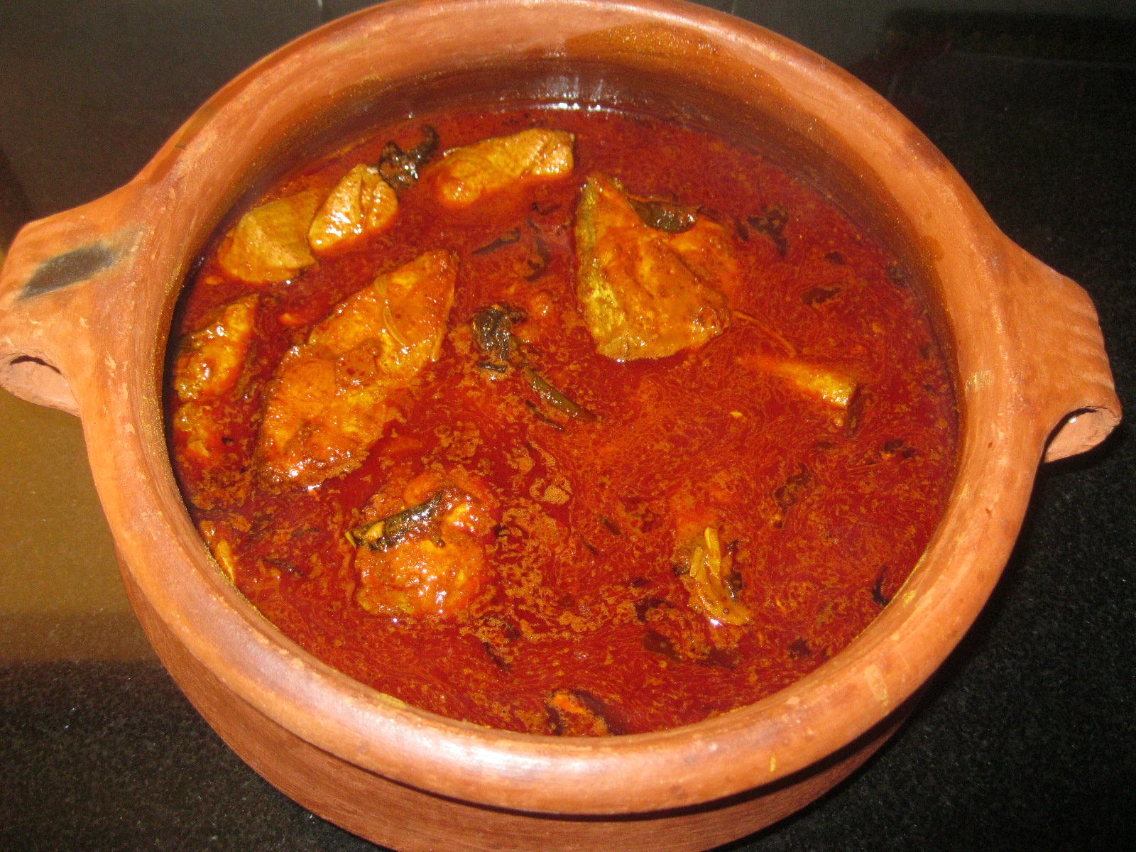 Preparing Fish Curry