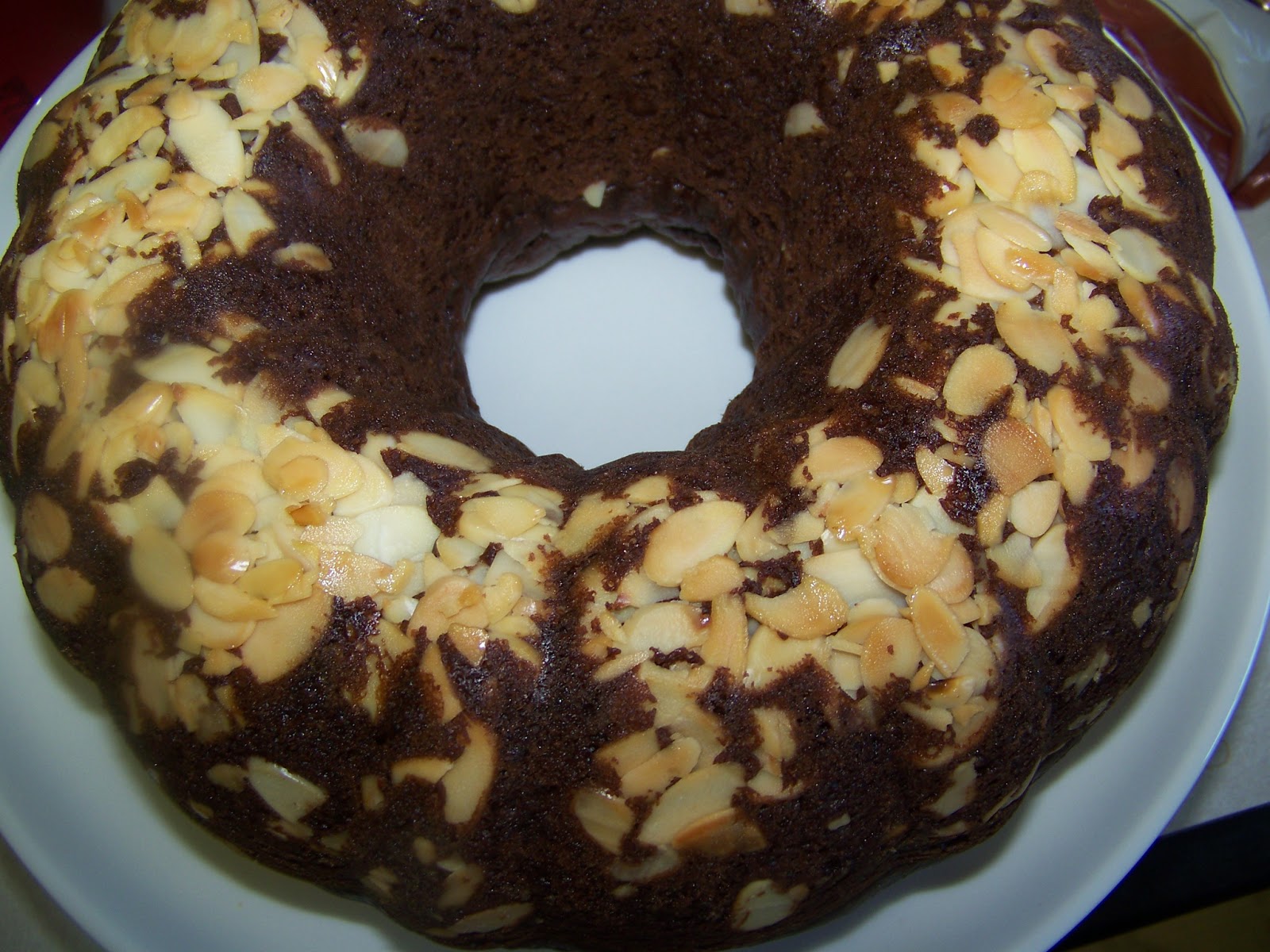 Kitchen Simmer Chocolate Coffee Cake with Almonds
