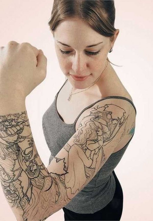 Tattoo Arm Women