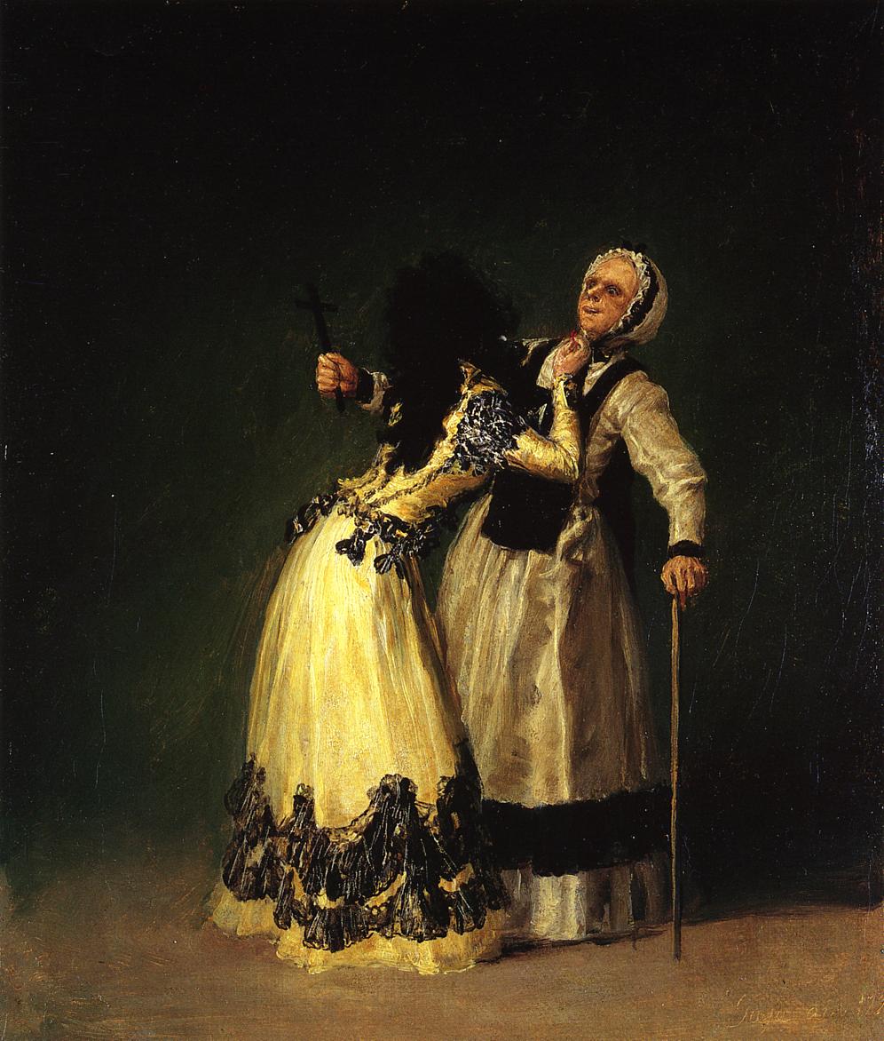 Francisco  Goya  The  duchess  of  Alba and her duenna C  