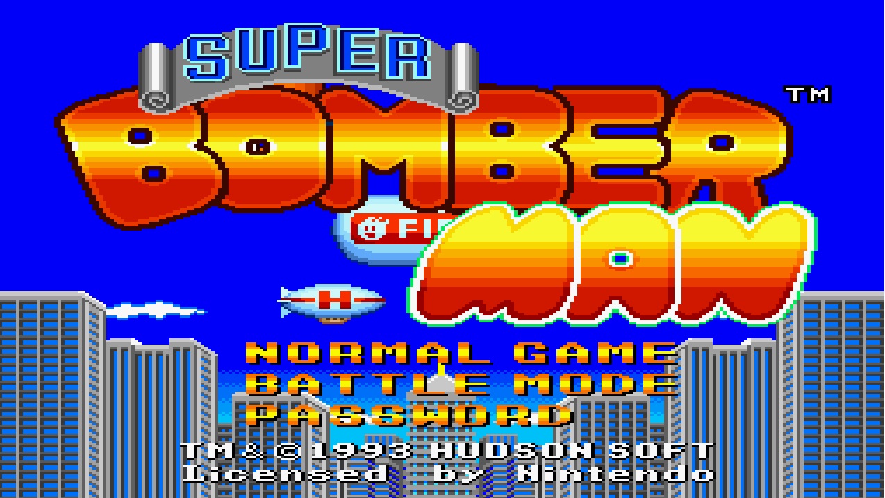 Super Bomberman 2 - Multiplayer #3 (4 players!) 