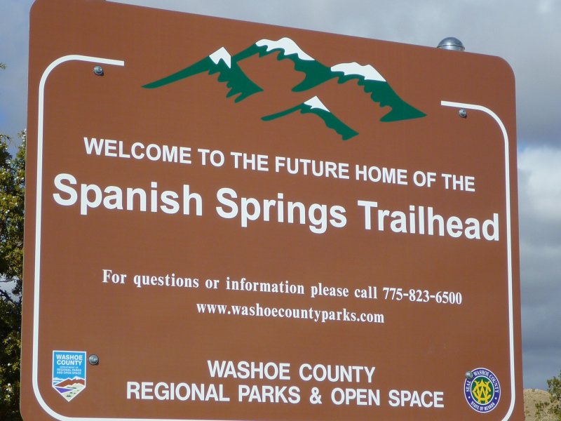 Trailing Ahead Spanish Springs Trailhead has been dedicated