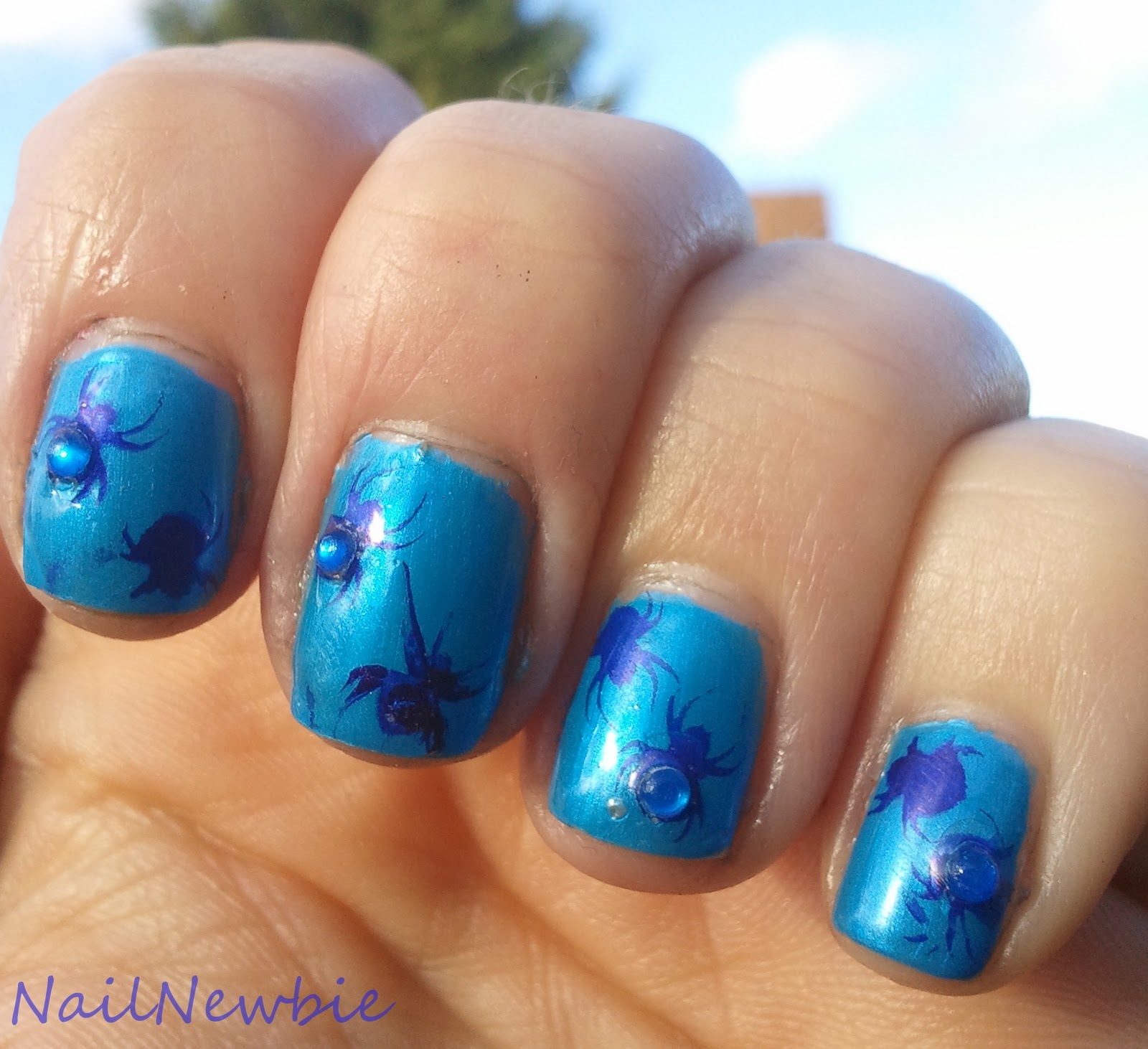 Nail Newbie Halloween Week 2 Spiders