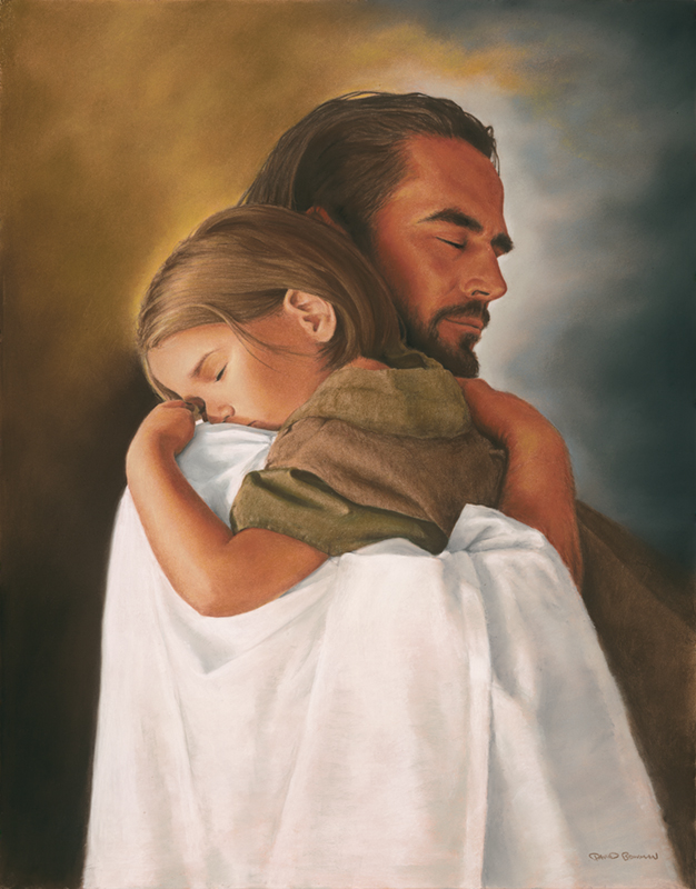 Jesus+Comforting+Pictures hesitated again for a split second and PRAISE THE LORD, I said " No ...