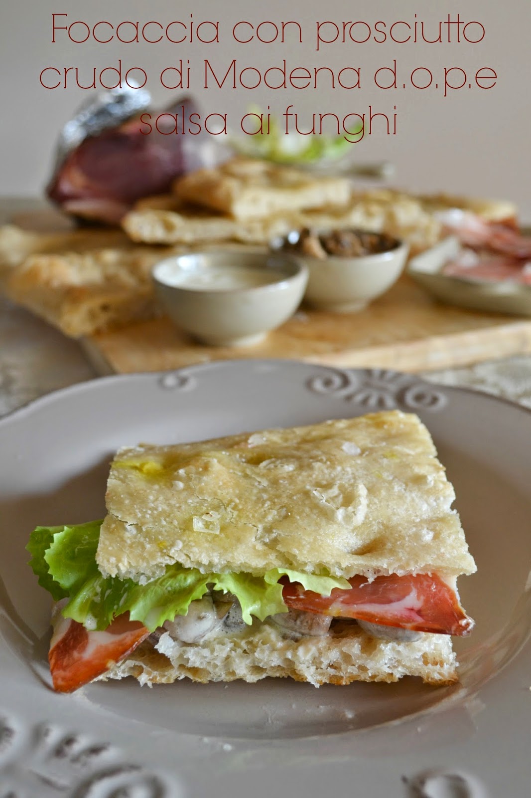 Focaccia con prosciutto e fichi Cook and Post