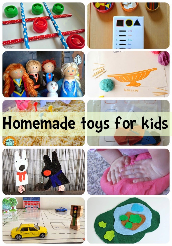 Learn with Play at Home: 10 handmade toys for kids