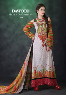 Dawood Hajiba De'Chiffon Women's Summer Collection 2013