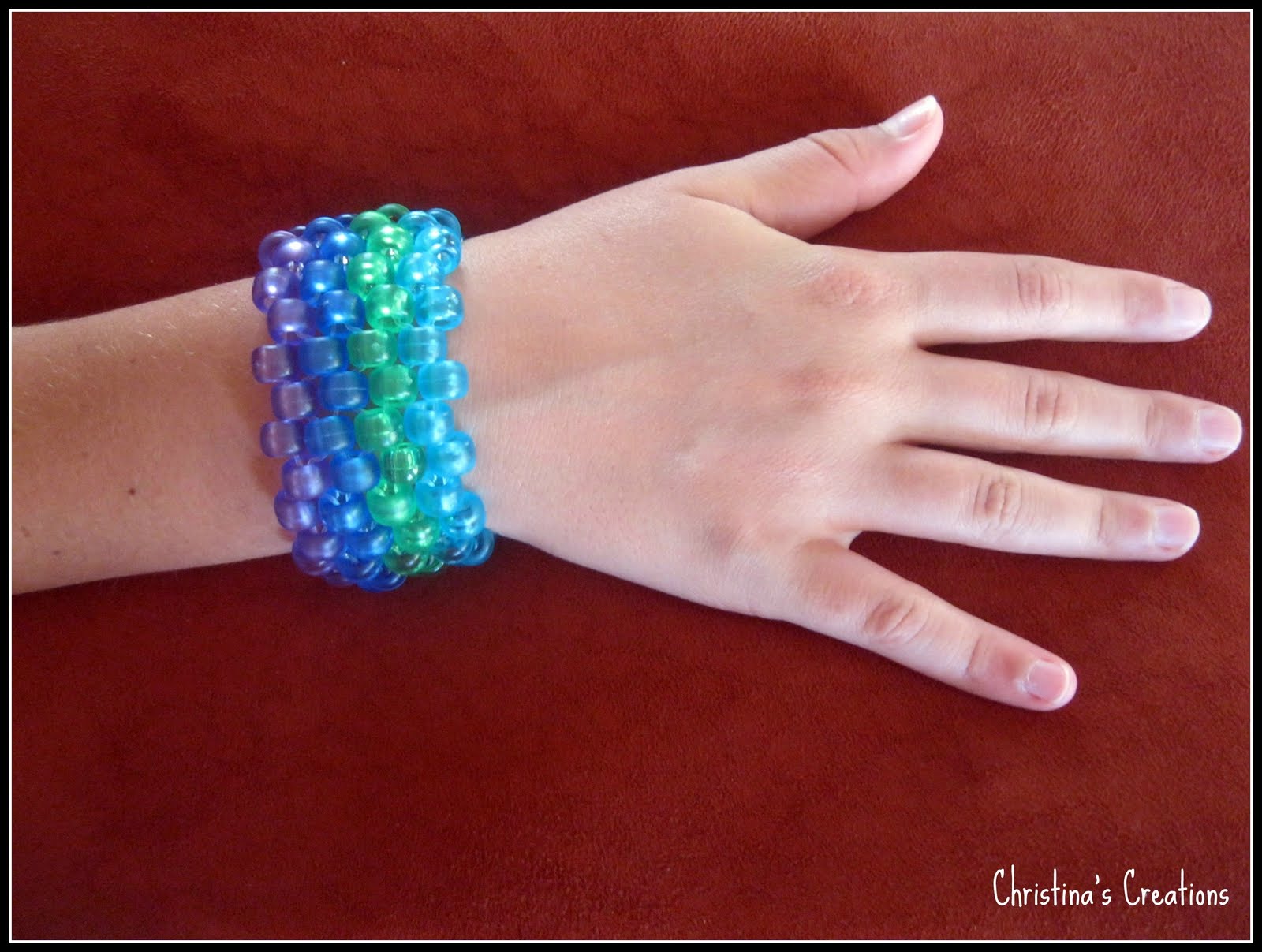 Crissy's Crafts Horizontal Kandi Bracelet