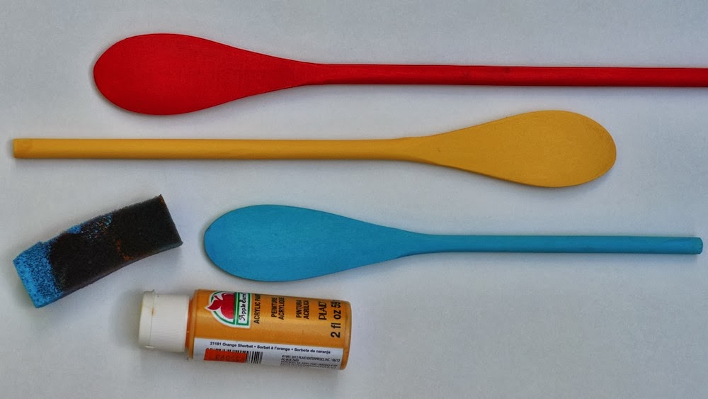Art with Kids Painted Wooden Spoons