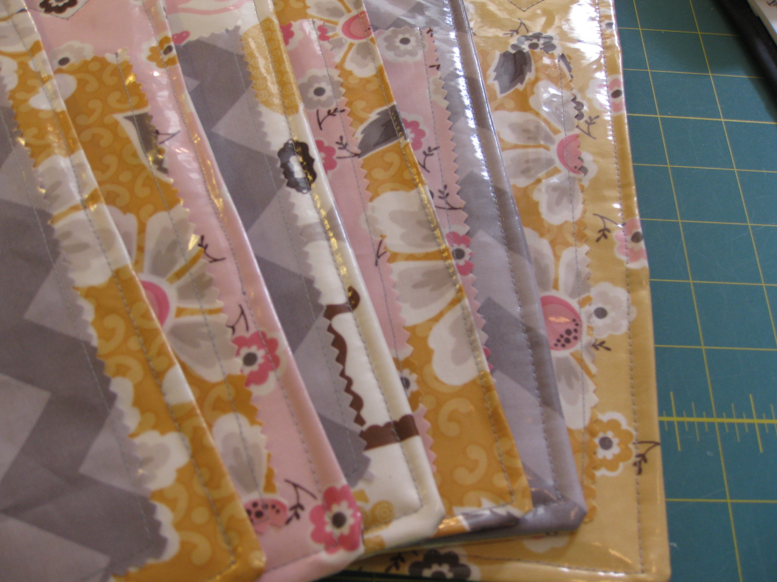 Pieced Brain Laminate Placemats