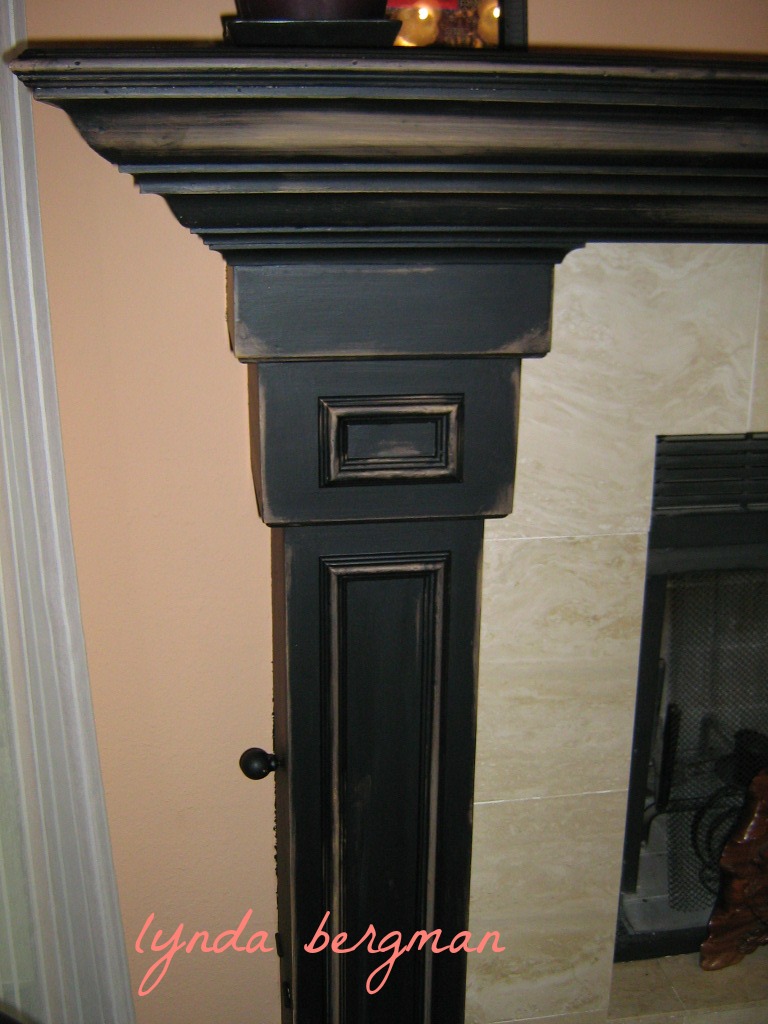LYNDA BERGMAN DECORATIVE ARTISAN: PAINTING GAYLE'S MANTEL FROM LYNDA BERGMAN DECORATIVE ARTISAN: PAINTING GAYLE'S MANTEL FROM