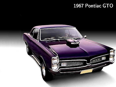 Purple Pontiac GTO 1967 Desktop Wallpapers And BAckground