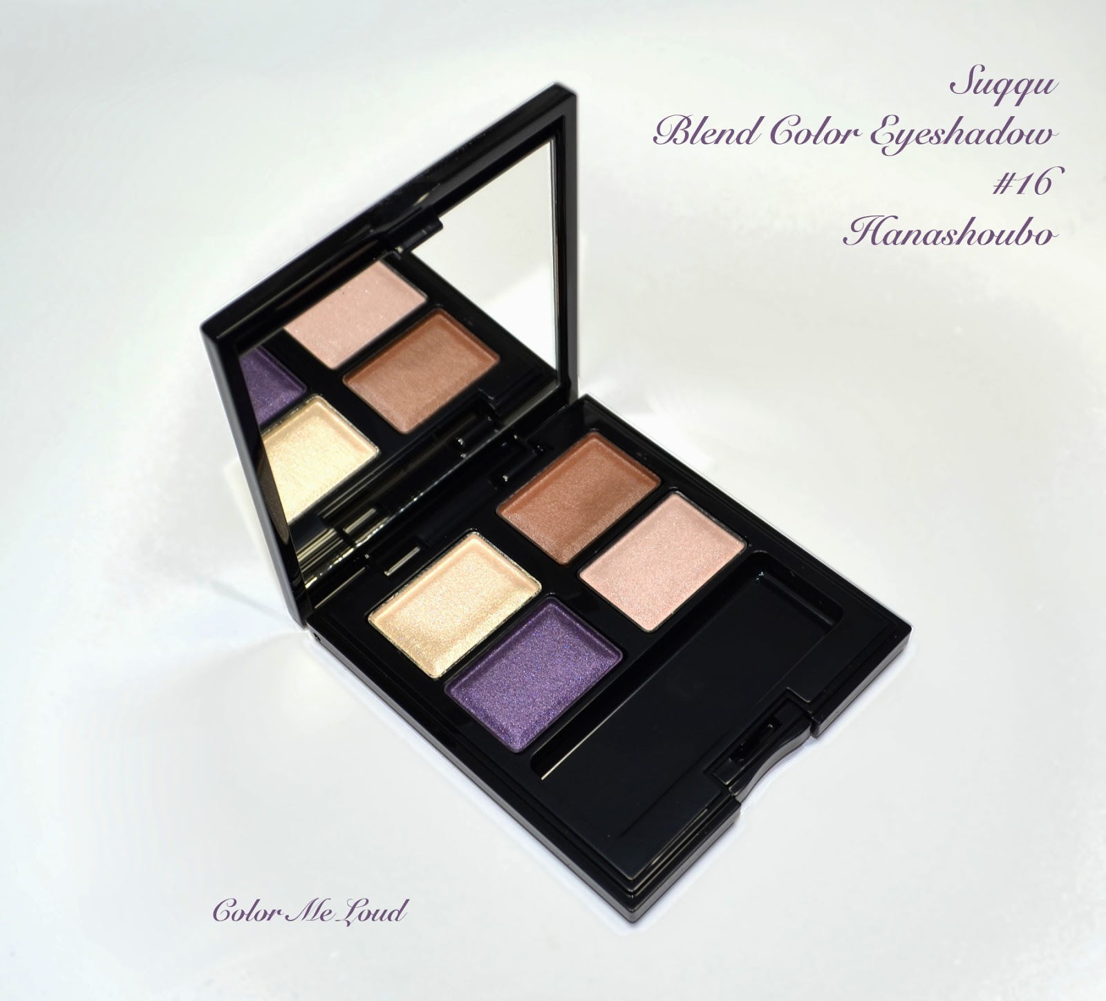 Suqqu Blend Color Eyeshadow #16 Hanashuobo for Spring 2014, FOTD