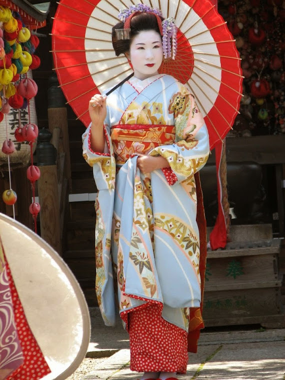 A geisha in Kyoto