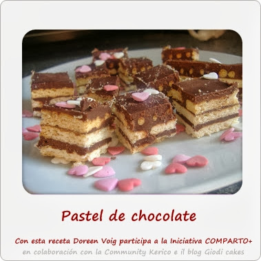 Pastel De Chocolate Con Galletas De Mantequilla
