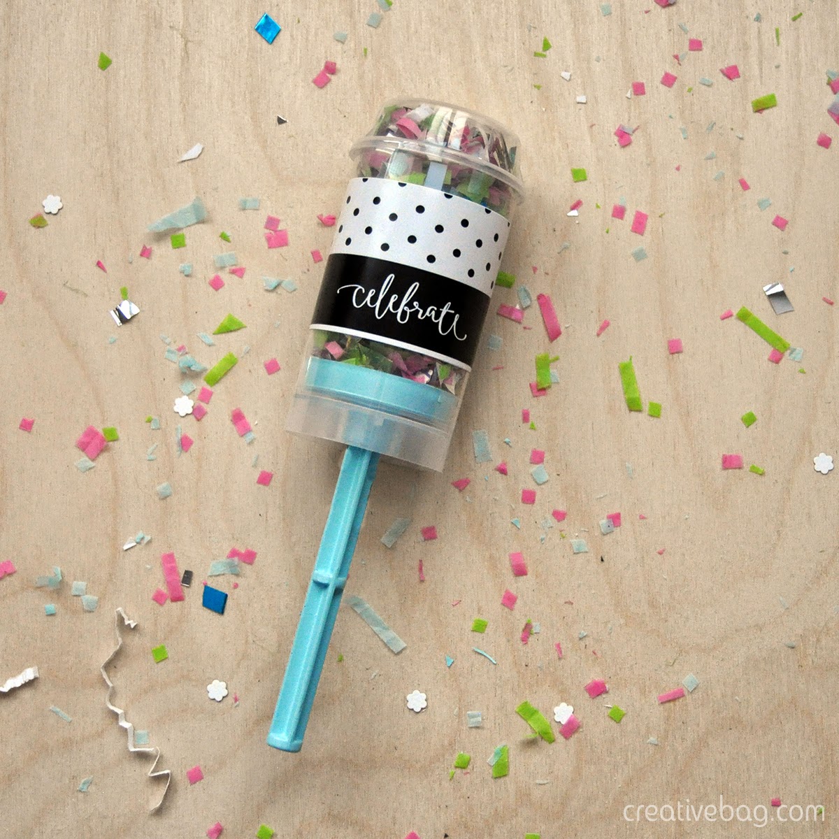 diy confetti poppers and make your own confetti | Creative Bag