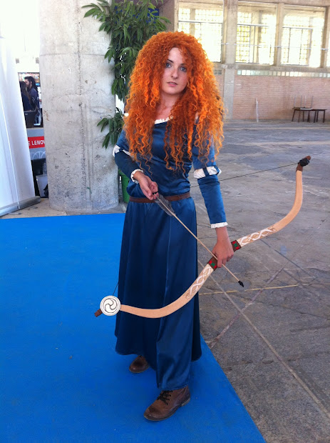 Merida de Brave en la Comic Con Spain 2012 Merida de Brave en la Comic Con Spain 2012