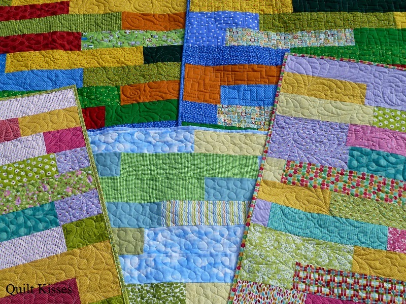 Quilt Kisses Chunky Race Quilts Finished
