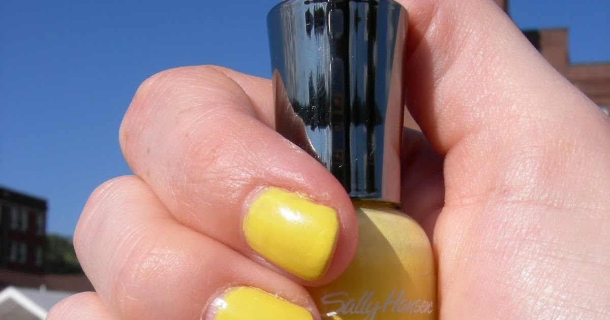 10. Sally Hansen Hard as Nails Xtreme Wear in "Mellow Yellow" - wide 1