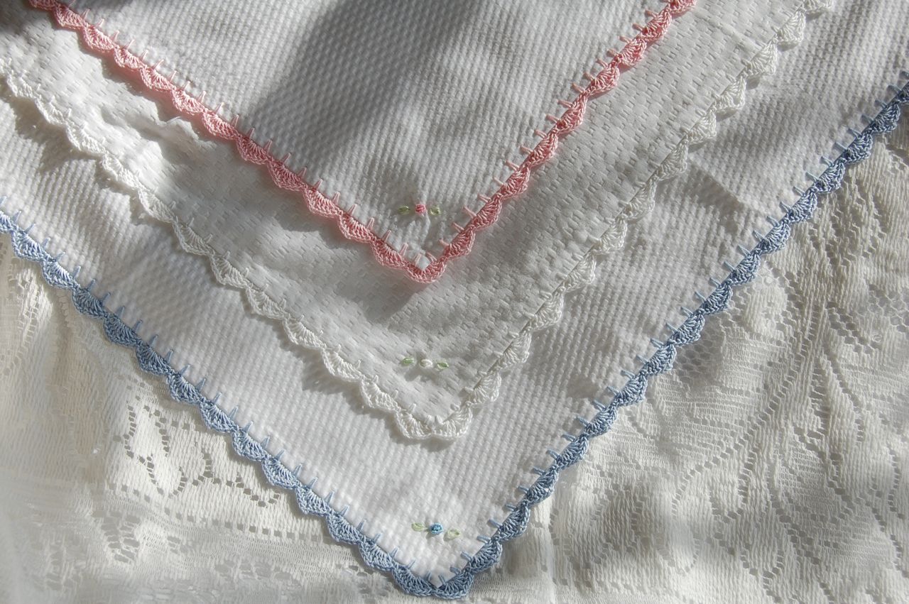 The Old Fashioned Baby Sewing Room White Wednesday Baby Blankets