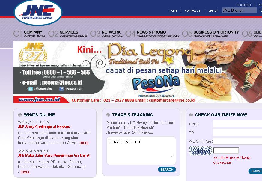 Endurance Blog Cara Melacak Proses Pengiriman Kami Lewat Jne