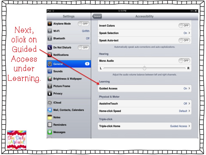 Tech Tips Tuesday Locking Apps on iPad/iPod The Daily Alphabet