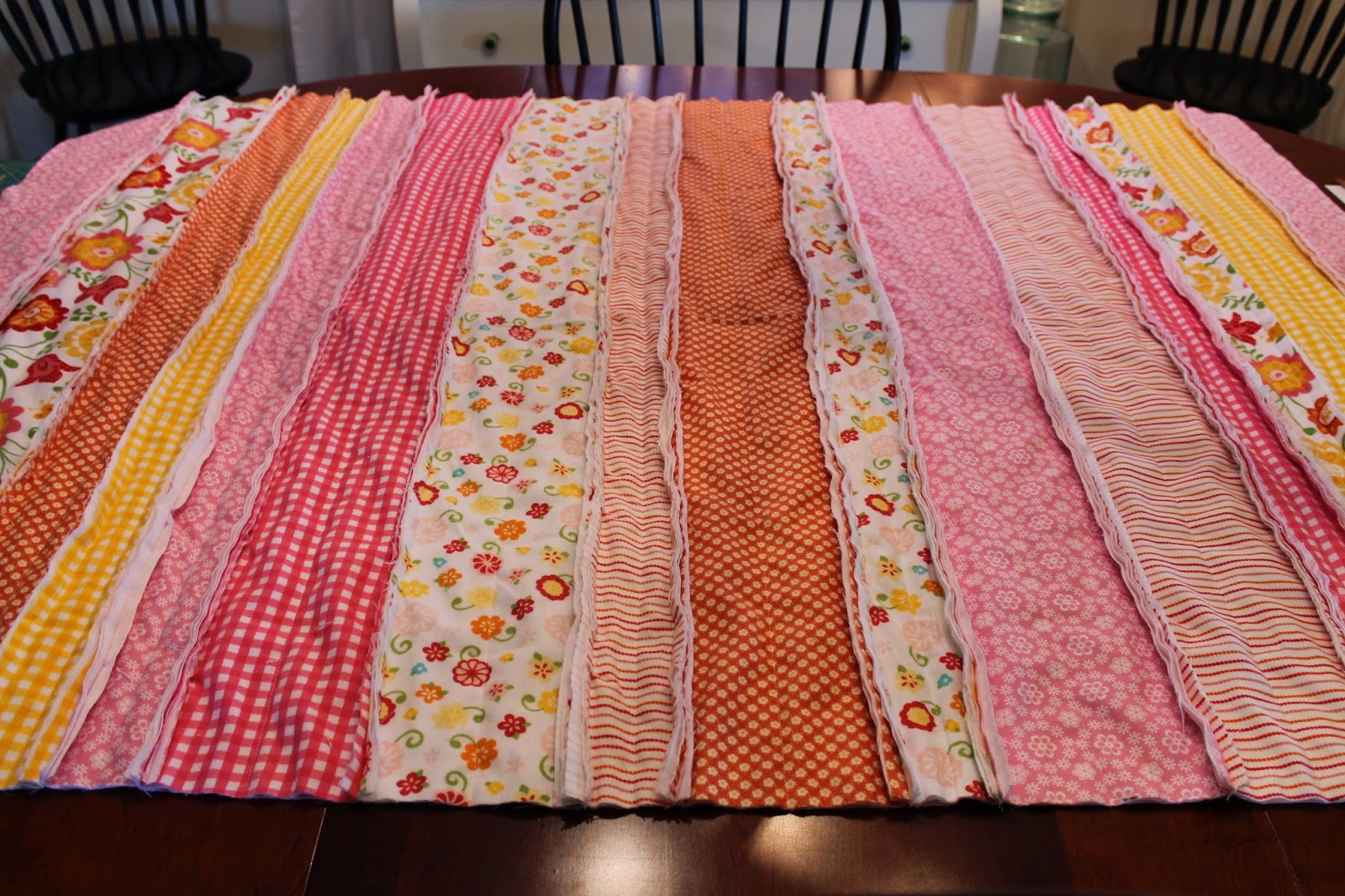 Elizabeth & Co. DIY Flannel Baby Rag Quilt