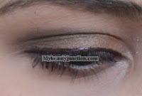 Basic smoky eye makeup with Urban Decay Smog and Darkhorse shadows