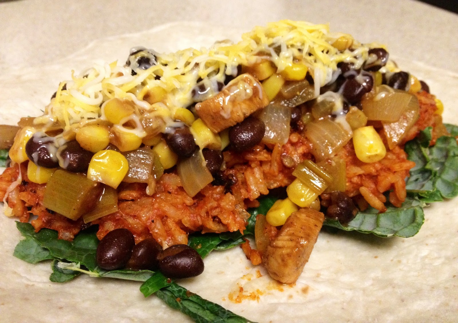 what's for sups? Chipotle Chicken, Black Bean & Corn Wraps