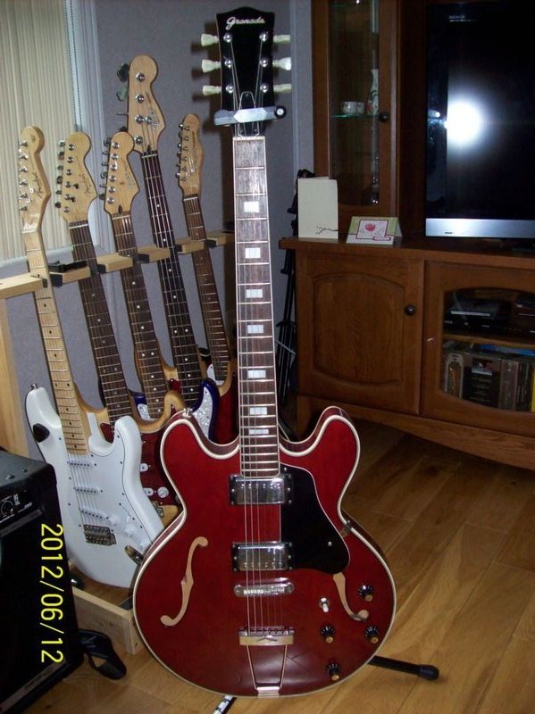 Canadian Vintage Guitar Hunt Vintage GRANADA 335 Electric Guitar