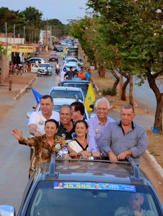Argentina Martins realiza carreata com 500 carros
