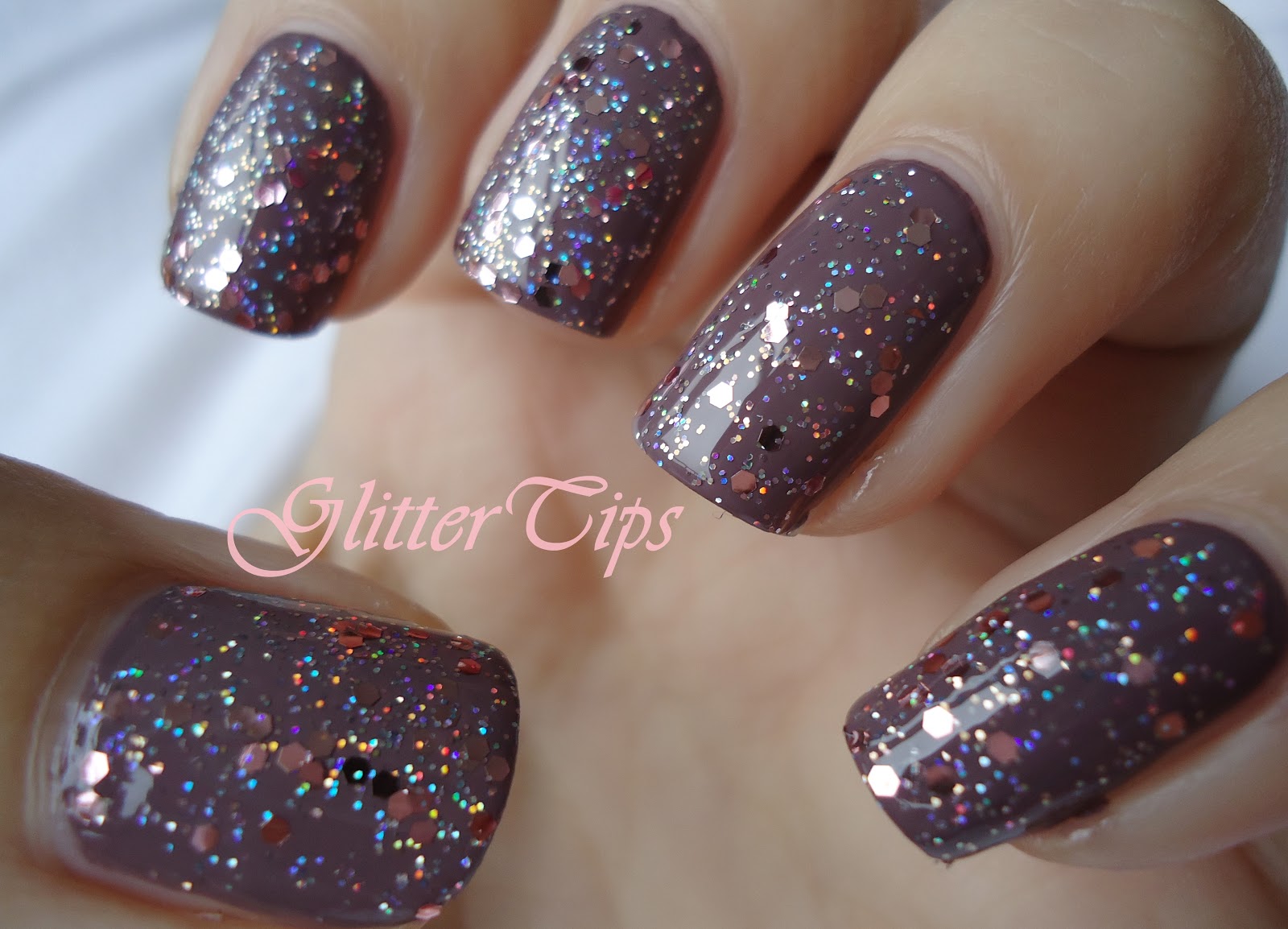 Glitter Tips Barry M Jewel Glitters Swatches and Review