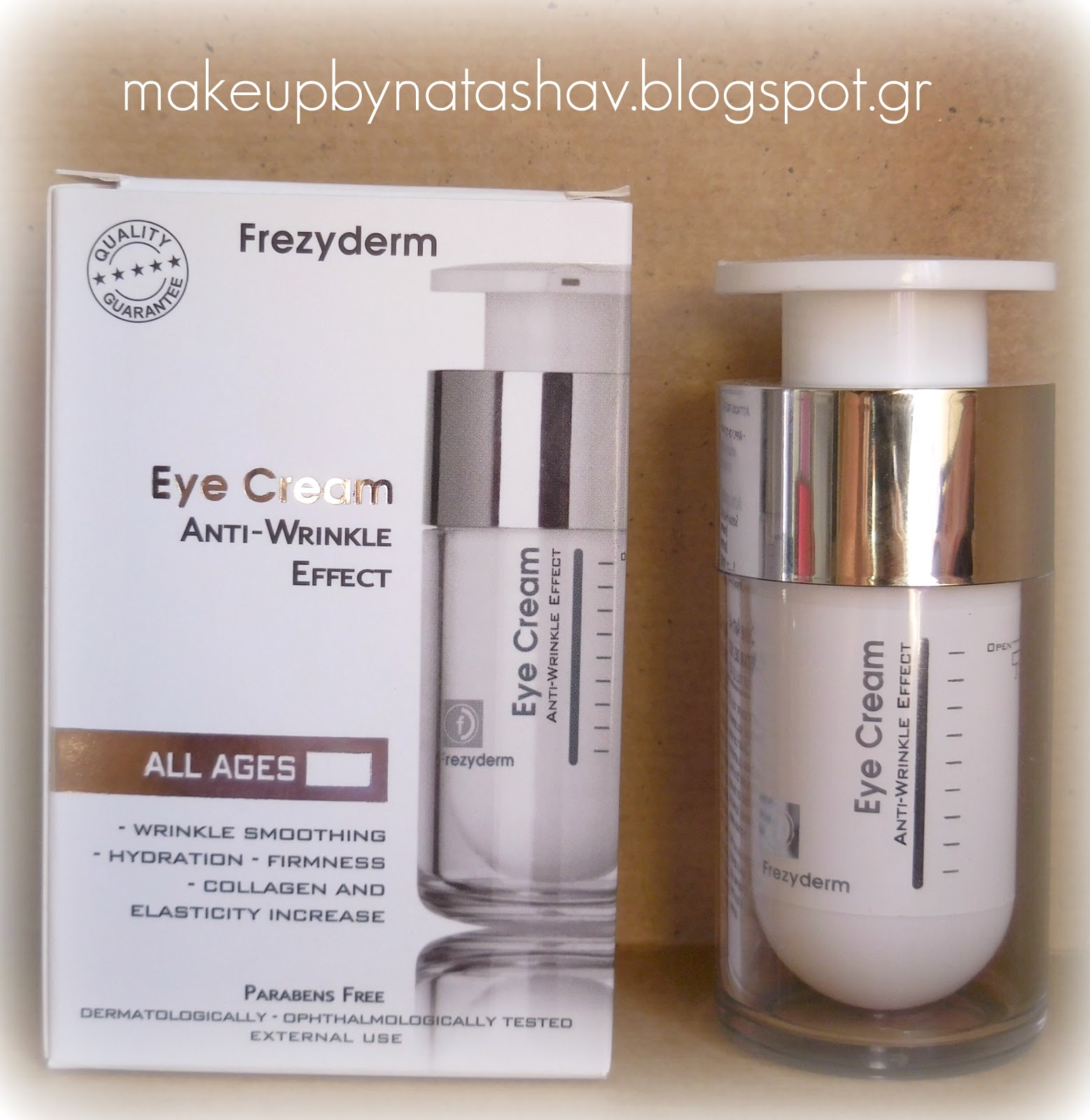 Frezyderm Eye Cream AntiWrinkle Effect (All Ages) Natasha V