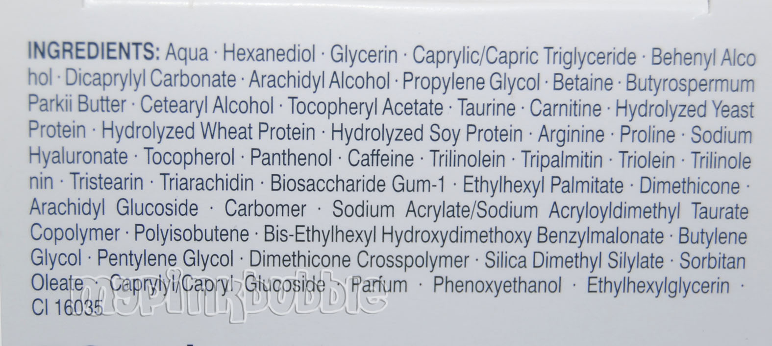 Diadermine 110 crema antiedad de día ingredientes