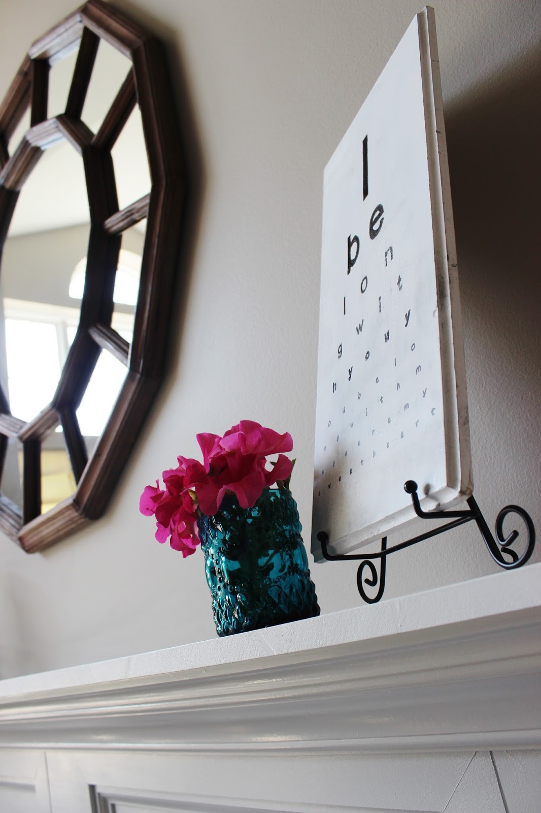 DIY Eye Chart Sign (Carbon Paper Technique) Delightfully Noted
