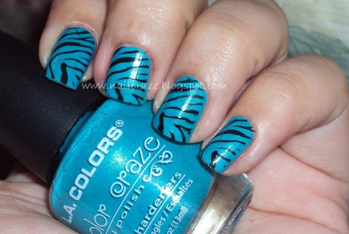 Zebra Nail Designs - Acrylic Nails |Tattoos Photos Design Gallery