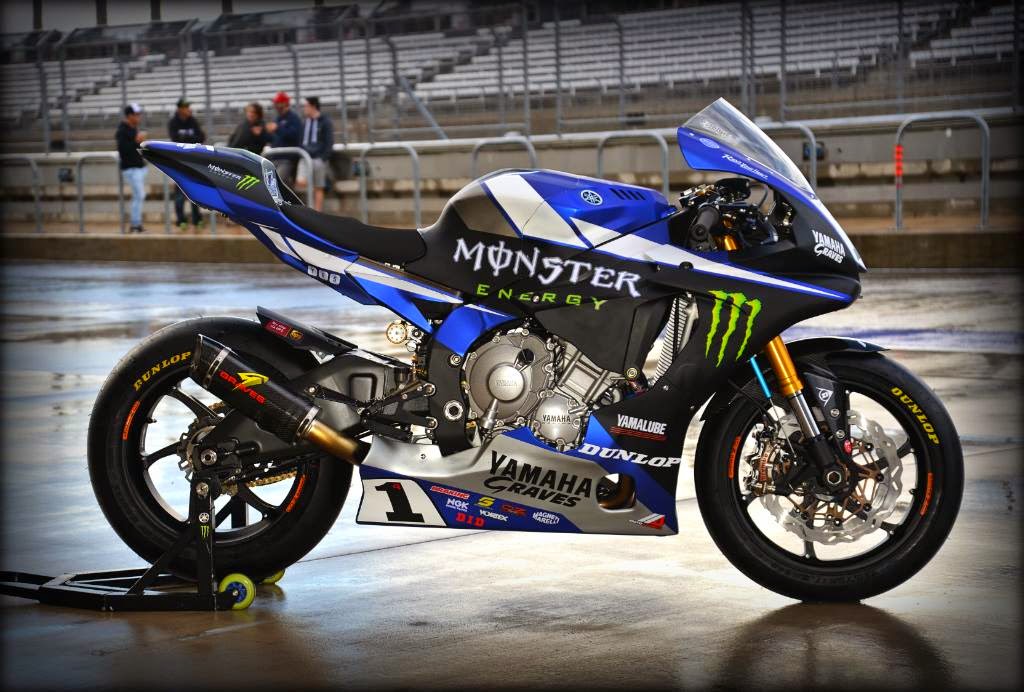 Racing Cafè Yamaha YZFR1 AMA Team Monster Energy Graves Yamaha 2015