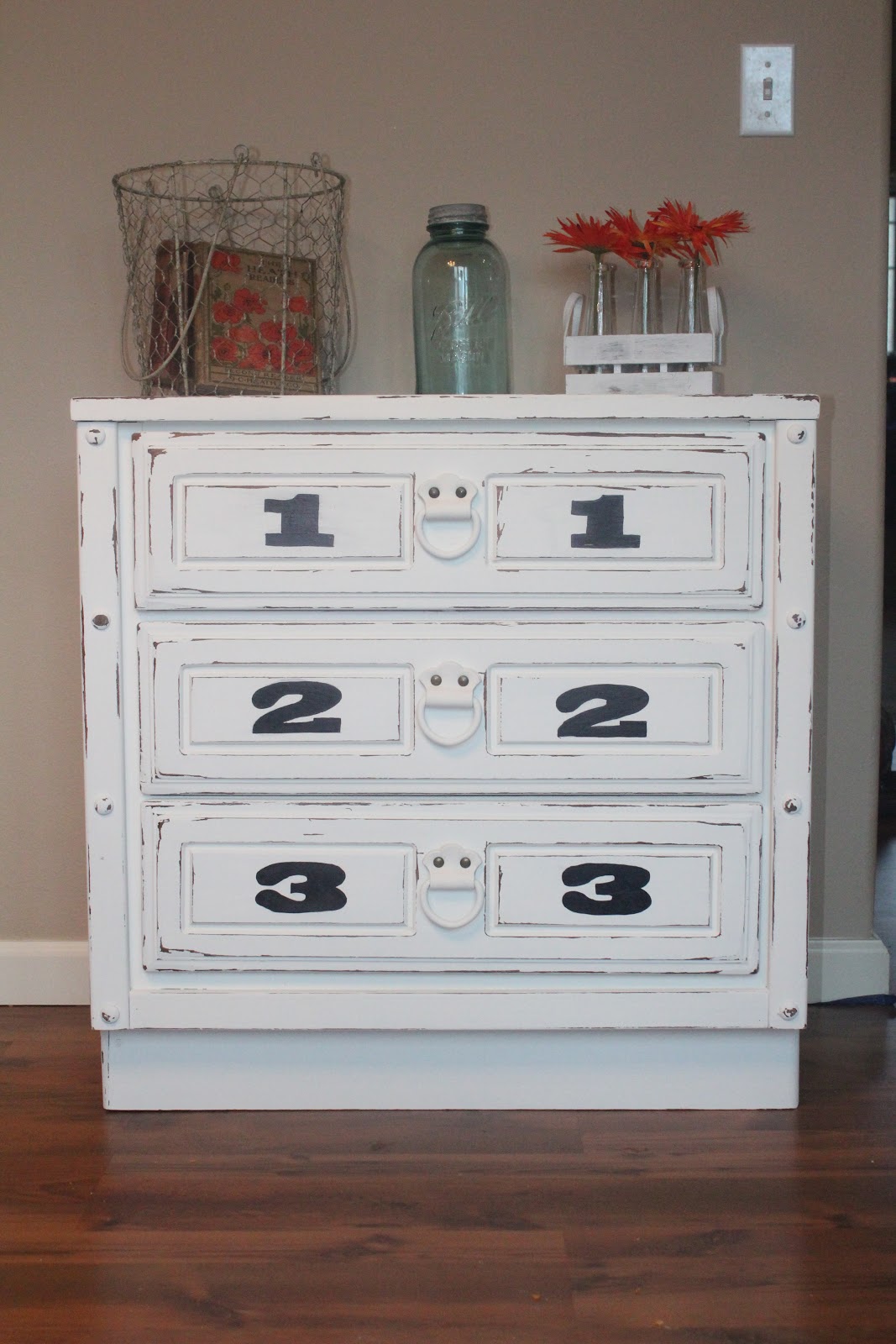 Sometimes Twice... Small White Dresser