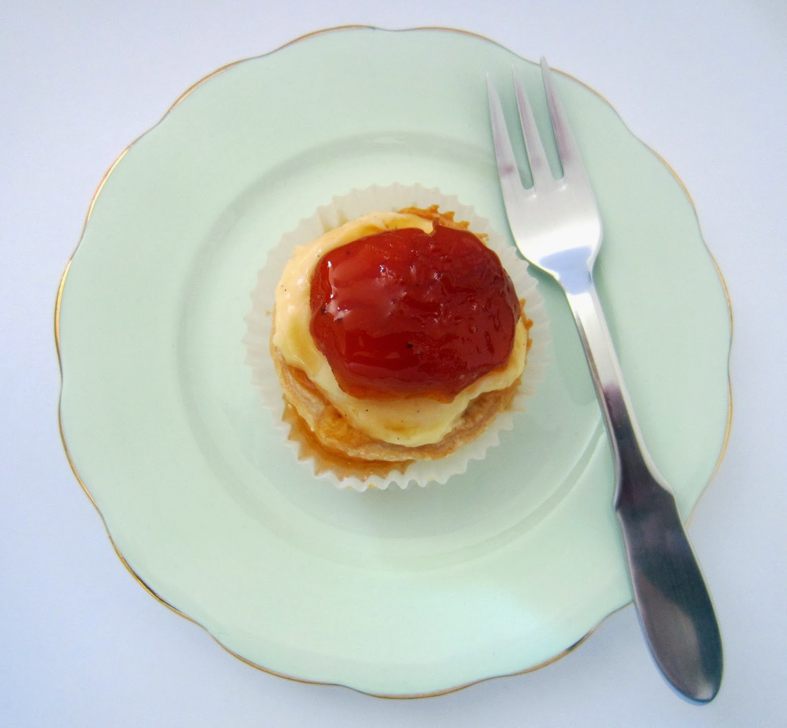 tea with hazel apricot petite fours with lard pastry
