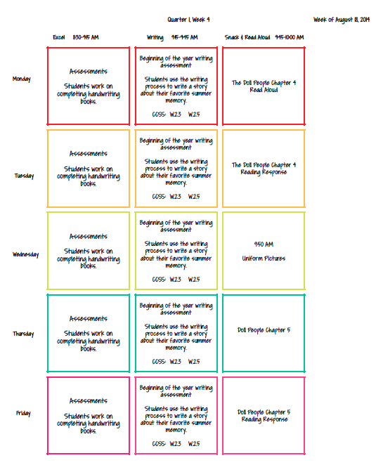 2nd Grade / Week 17