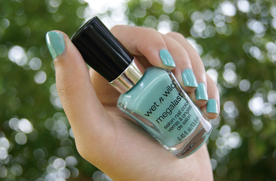 1. Wet n Wild Megalast Nail Color in "I Need a Refresh-Mint" - wide 4