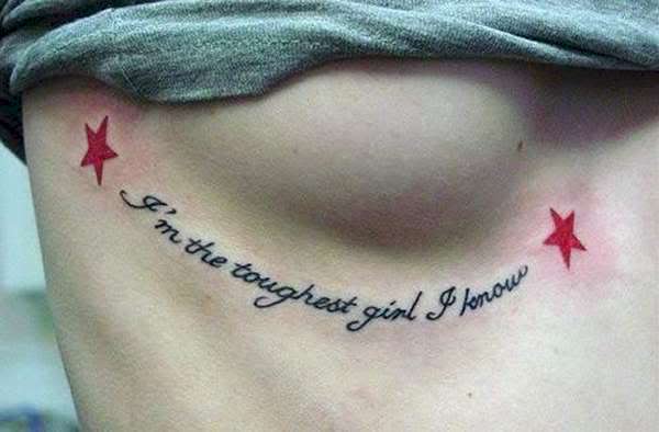 girl tattoo design. Gallery Breast Tattoo For