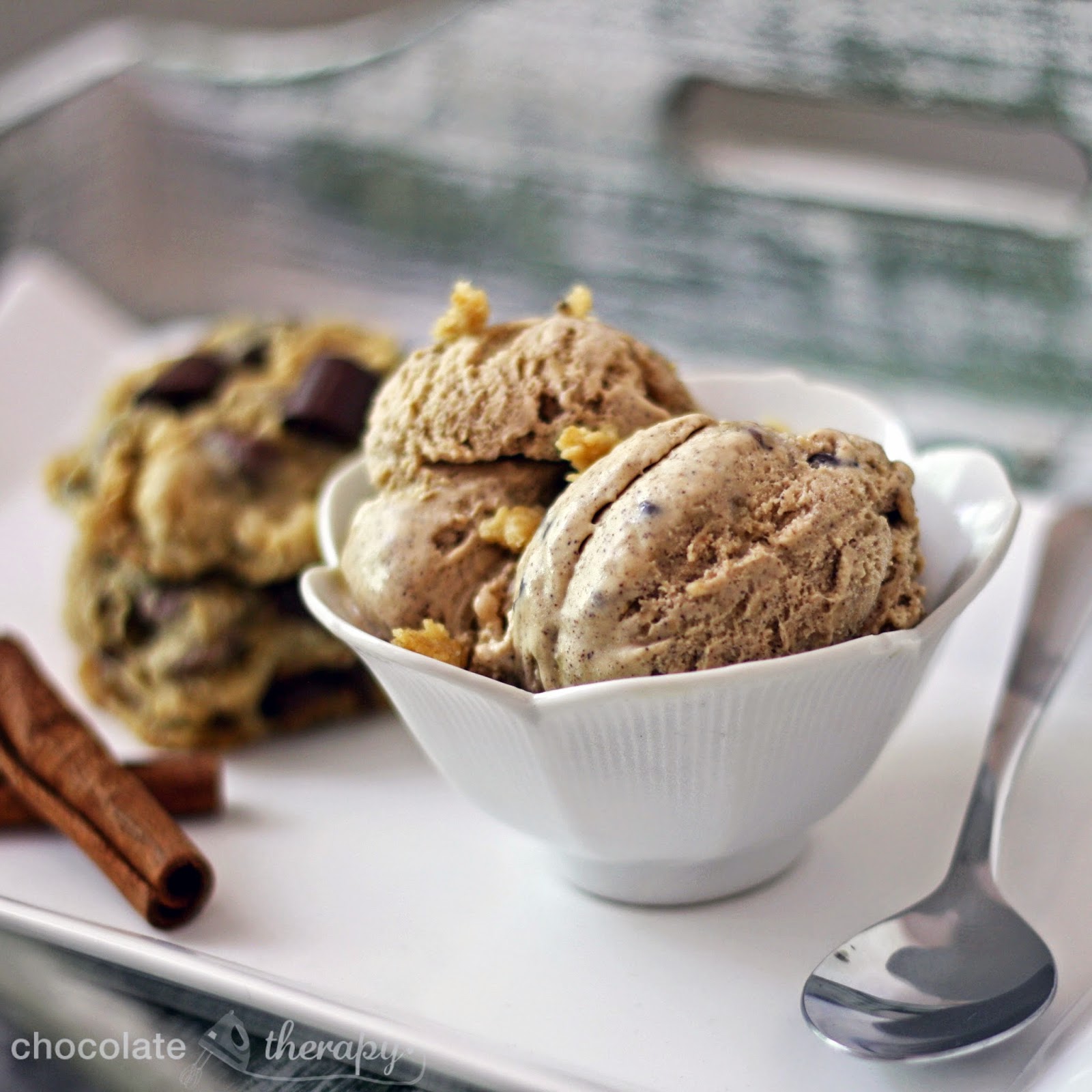 Chocolate Therapy Homemade Oatmeal Cookie Chunk Ice Cream