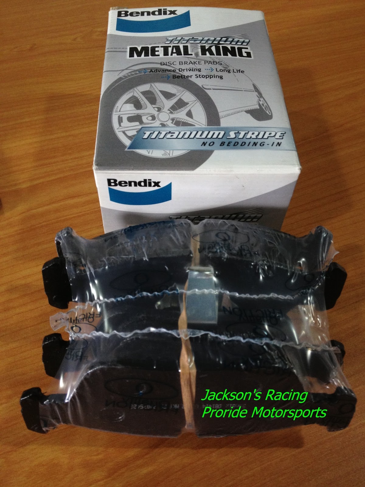 Proride Motorsports Bendix Metal King Titanium Performance Brake Pad