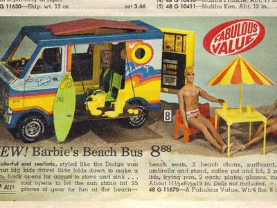 barbie beach bus