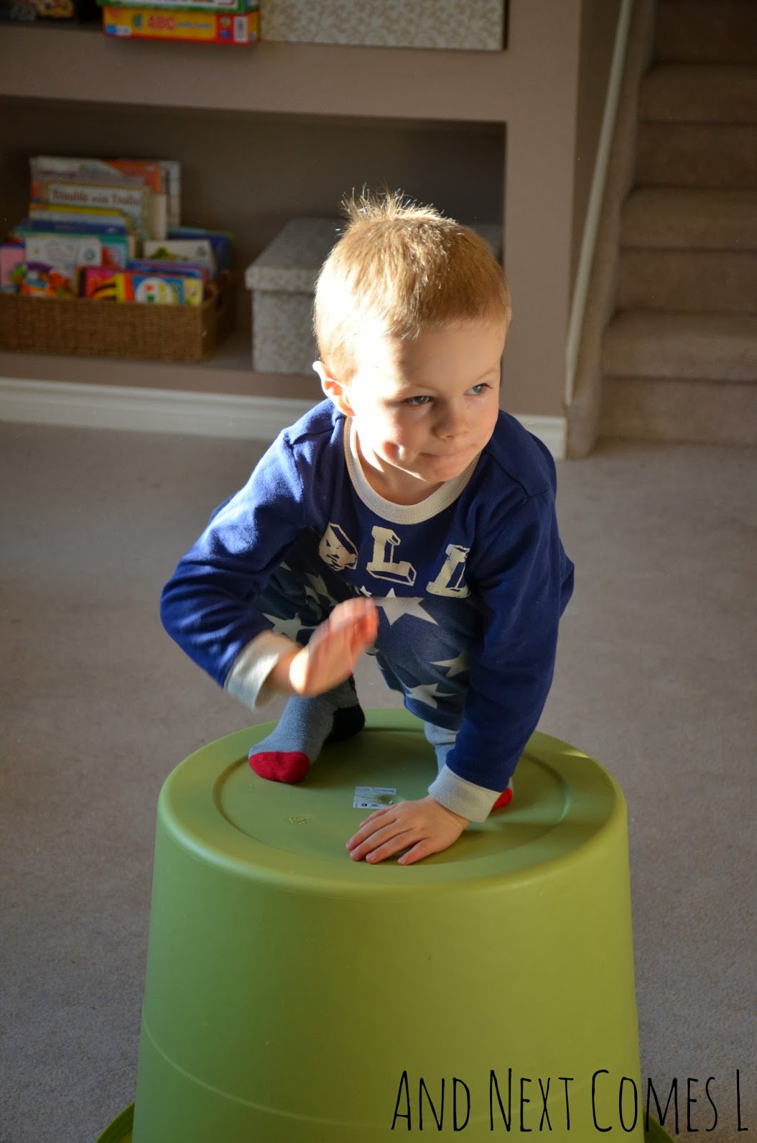Bucket Drumming and Stomping {Music Activities for Kids} And Next Comes L