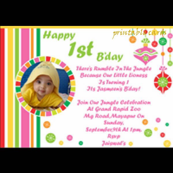 1St Birthday Invitation Wording In English for amazing invitation layout